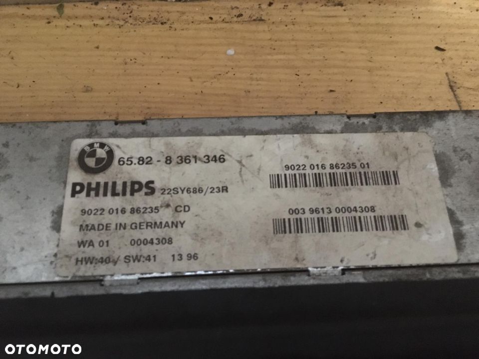 RADIO BMW PHILIPS 65828361346 - 2