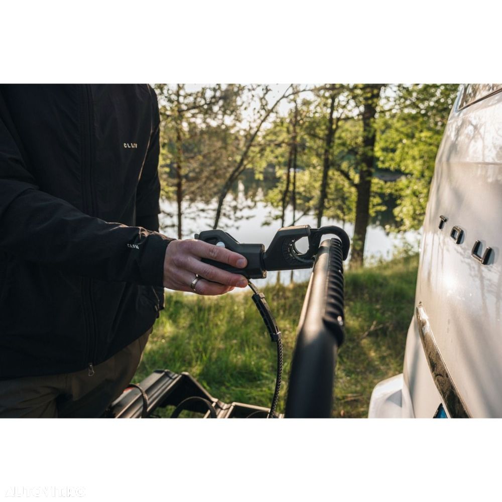 Suport 3 biciclete Thule VeloSpace 3 cu prindere pe carligul de remorcare (13pini),Nou_emitem Factura & Garantie,Pret Importator - 11