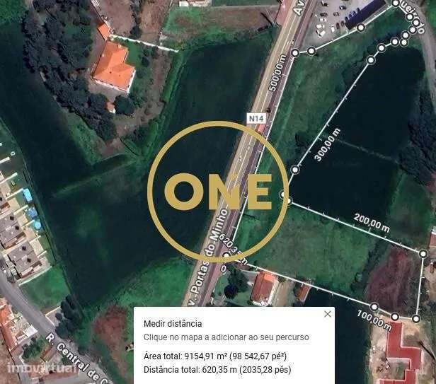 Terr. construção industr. c 9100m² e 140 m de frente p Estr. Nac. N14. - Grande imagem: 4/5