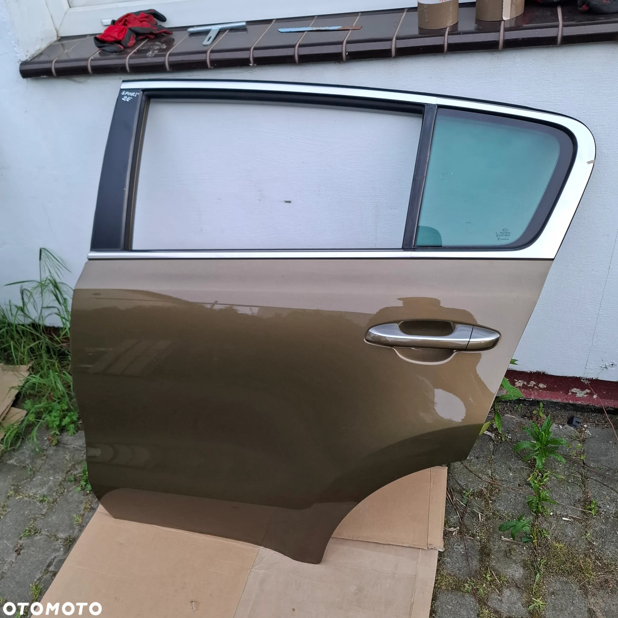 KIA SPORTAGE IV 4 15- DRZWI LEWA STRONA 2e brazowy zielony Alchemy Green PRZÓD LEWE TYŁ LEWE - 10
