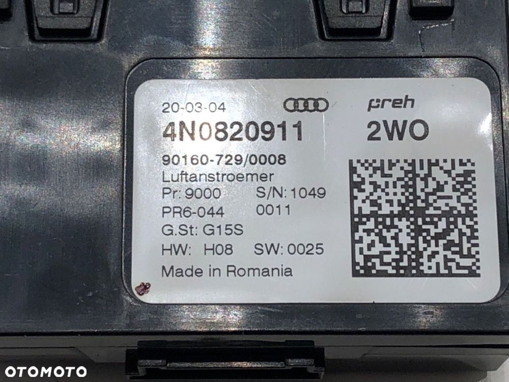 REGULATOR PRĘDKOŚCI NAWIEWU  AUDI A8 D5 (4N2, 4N8) 2017 - 2022 60 TFSI Mild Hybrid quattro 338 kW - 5