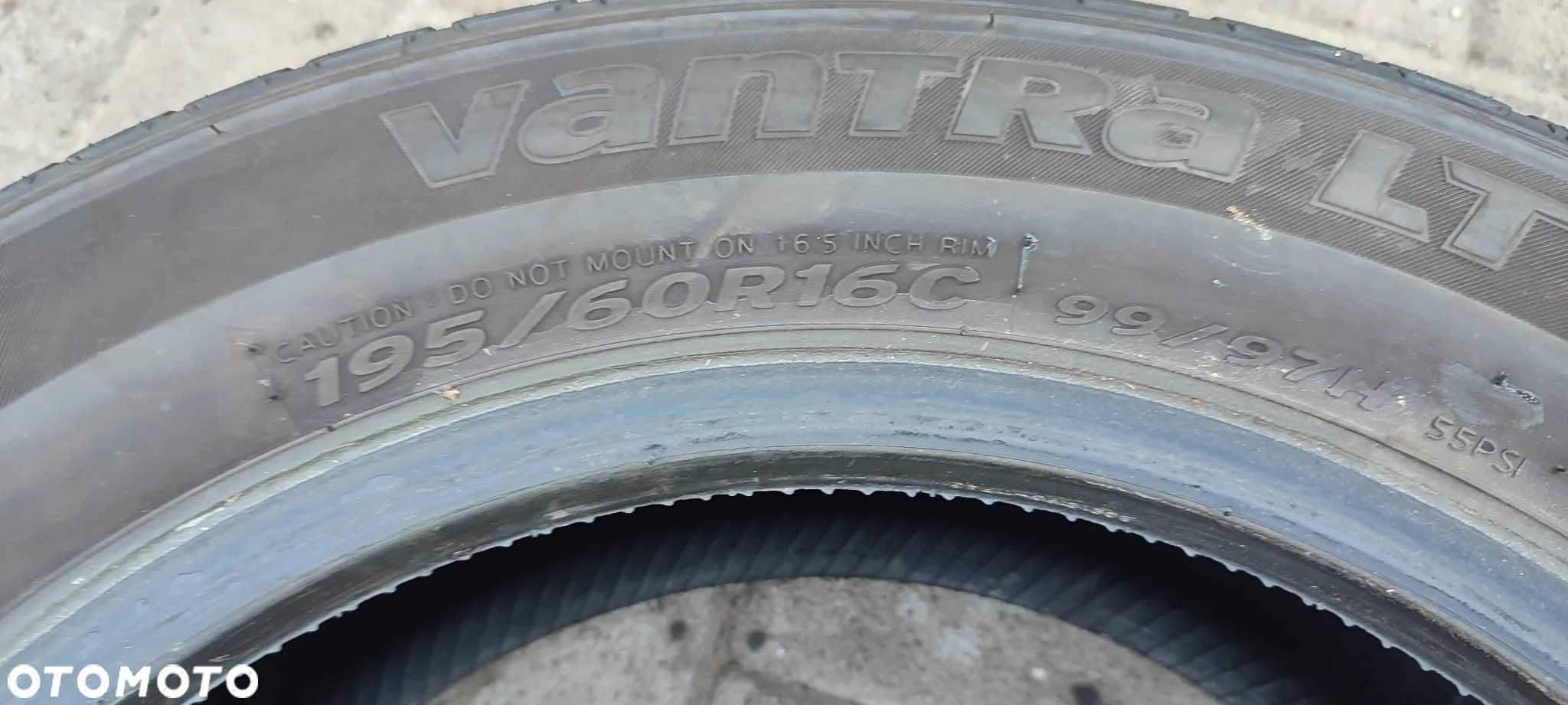 OPONY LETNIE 195/60R16C HANKOOK VANTRA LT (0822) (1120) PARA 2 SZTUKI - 5