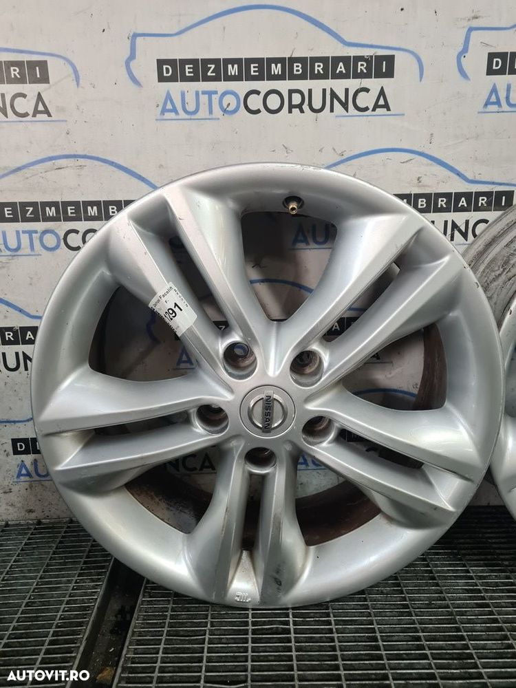 Jante aliaj Nissan Qashqai Facelift 2010 - 2013 (1291) R17 ET40 - 2