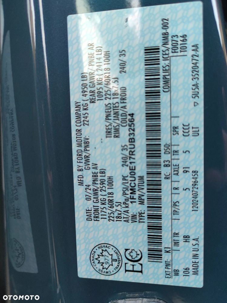 Ford Kuga 2.5 Duratec PHEV TITANIUM - 31