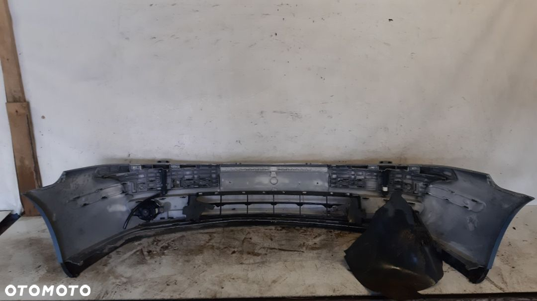 ) ZDERZAK PRZÓD PRZEDNI DO RENAULT LAGUNA II 2 HALOGENY SPRYSKIWACZE LAMP XENON TEF47 SZARY - 5