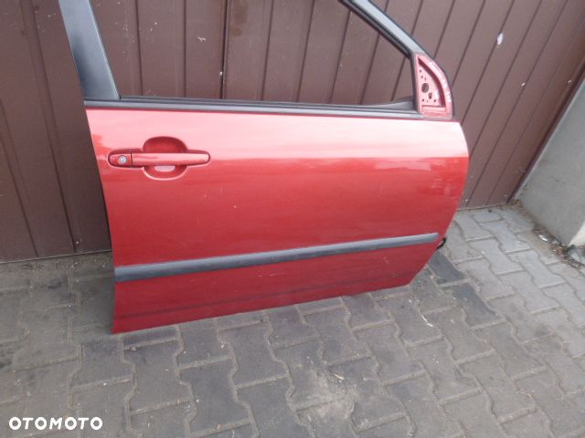 DRZWI PRAWY PRZÓD PRAWE PRZEDNIE KOMPLETNE TOYOTA COROLLA E12 KOMBI KOLOR 3N8 - 11