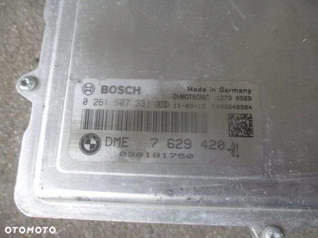 BMW 5 F10 F11 KOMPUTER STEROWNIK SILNIKA 7629420 N55 535i BENZYNA - 3