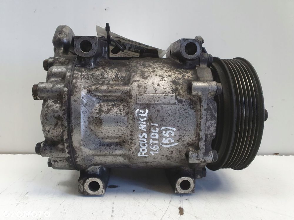 SPRĘŻARKA KLIMATYZACJI Ford Focus MK2 II 1.6 TDCI _ 3M5H-19D629-GC - 3