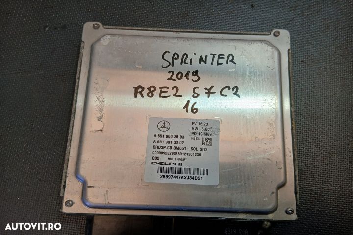 Calculator motor ECU A6519003603 A6519013302 A6519003603 A6519013302 - 1