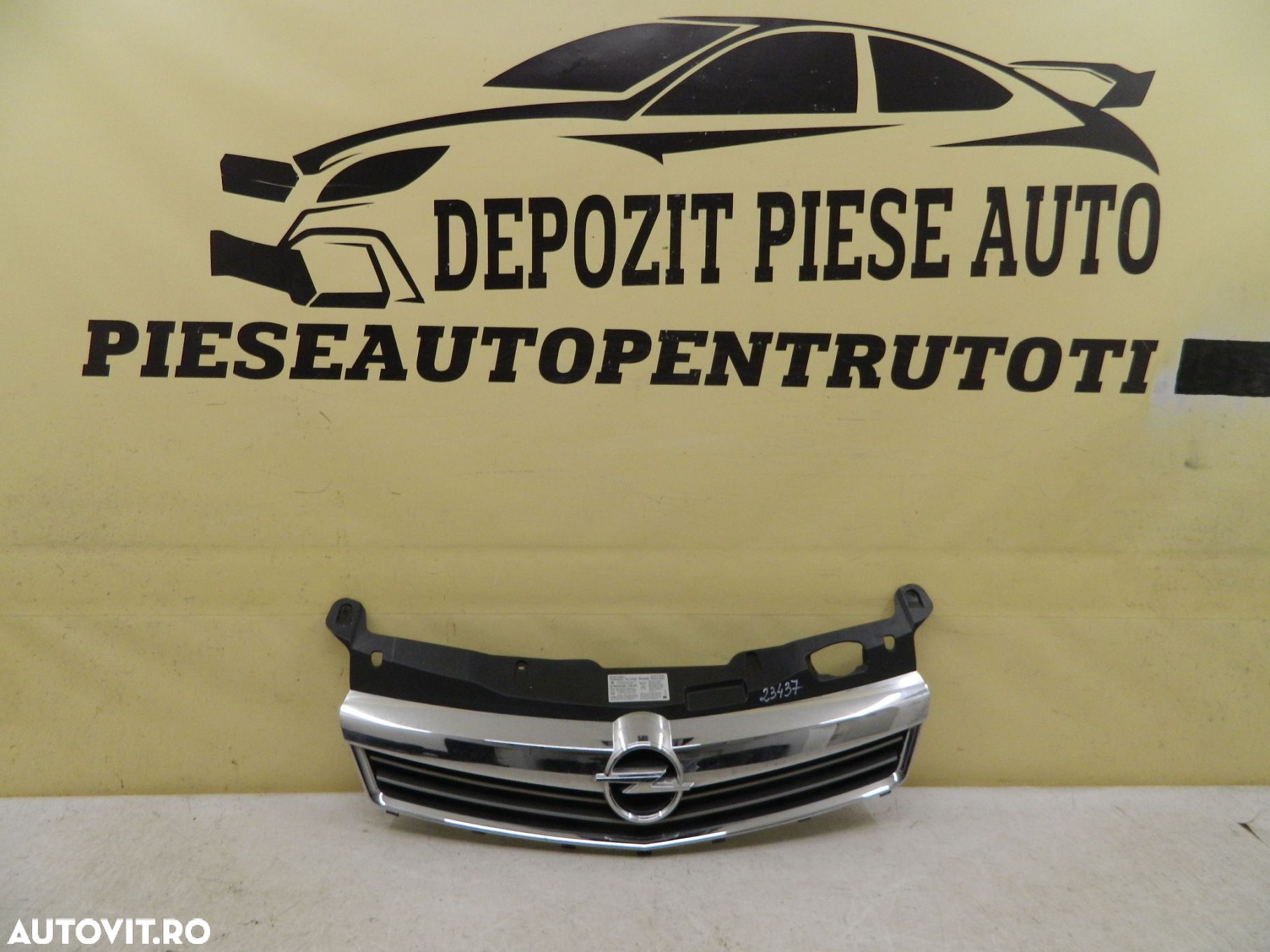 Grila radiator Opel Asatra H, 2007, 2008, 2009, cod origine 13225775. - 2