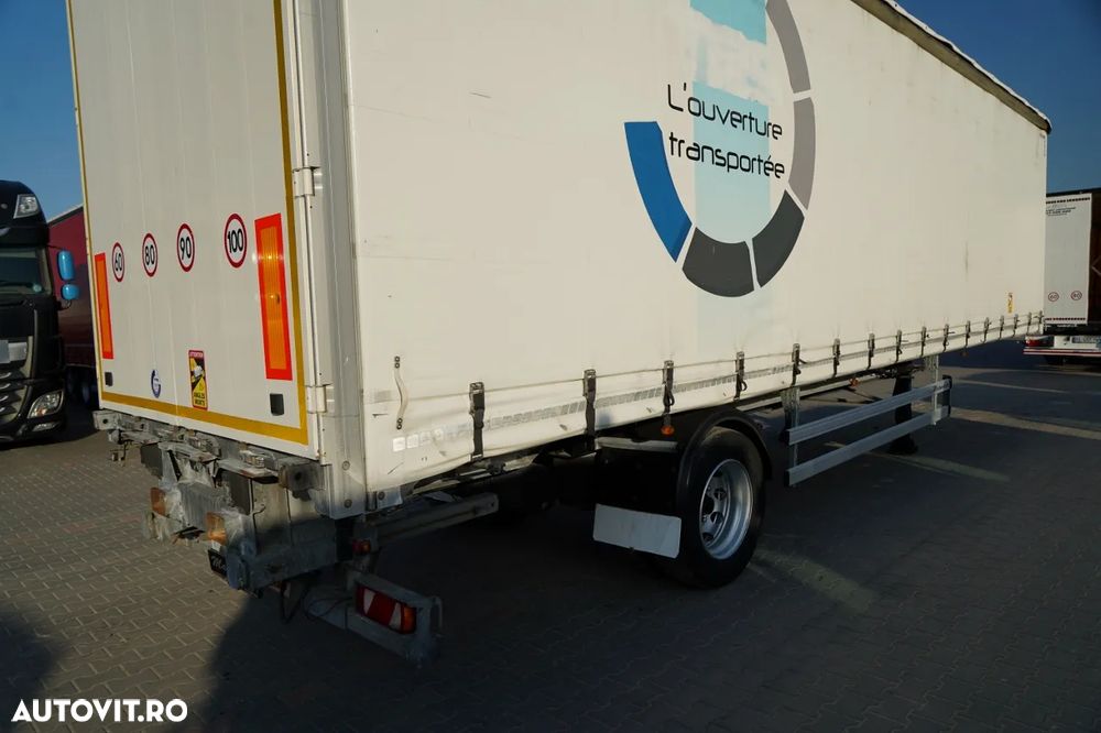 Fruehauf CITYLINER CORTINĂ / 1 AXĂ / DIRECȚIE / LUNGIME 11 M / CUREA CĂRUCIOR / PODEA REZISTENTĂ - 13