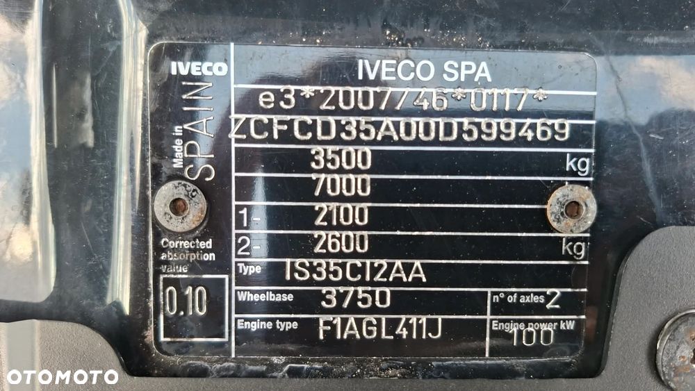 Iveco 35C14, 35C13, 35C15, 35C16, 35S13, 35S14 - 12