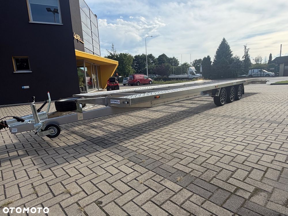 Gala BBG Laweta dwa auta Gala  8535AL raz łamana 8,5x2,05m ALUMINIOWA 3 osie, felgi alu, 670KG WYPRZEDAŻ - 9