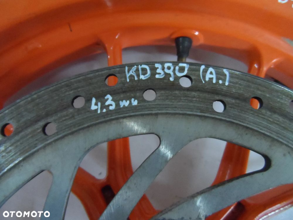 KTM DUKE 390 felga koło przód tarcza hamulcowa - 2