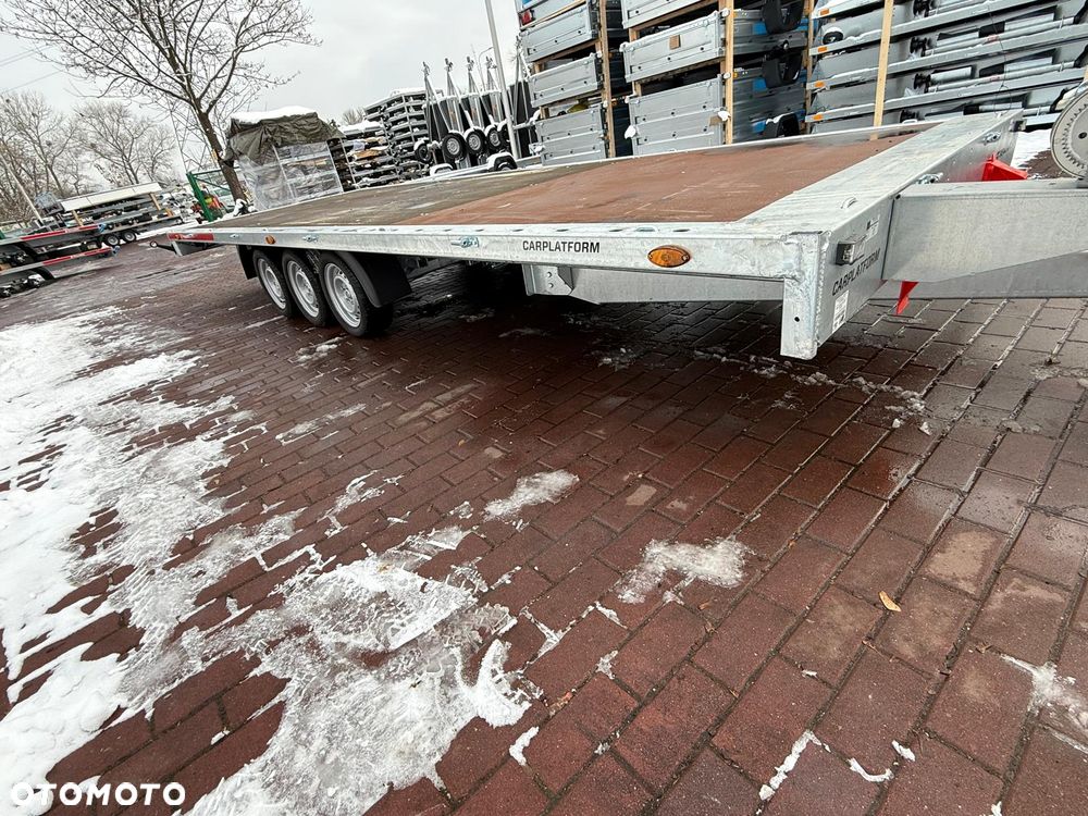 Martz Przyczepa Temared CARPLATFORM 6021/3 S 3,5T laweta platorma 6x2 3 osie najazdy koła r13c dostawa - 7