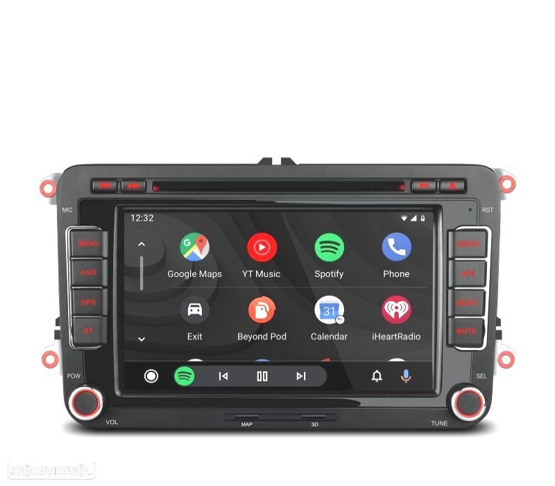 AUTO RADIO GPS ANDROID 13 VOLKSWAGEN VW PARA SEAT SKODA TOURAN 7" USB GPS TACTIL HD - 1