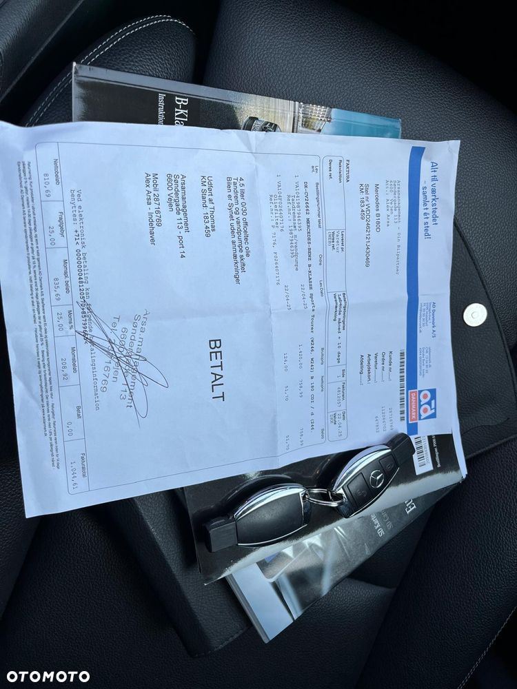 Mercedes-Benz Klasa B 180 d BlueEFFICIENCY Edition Style - 18