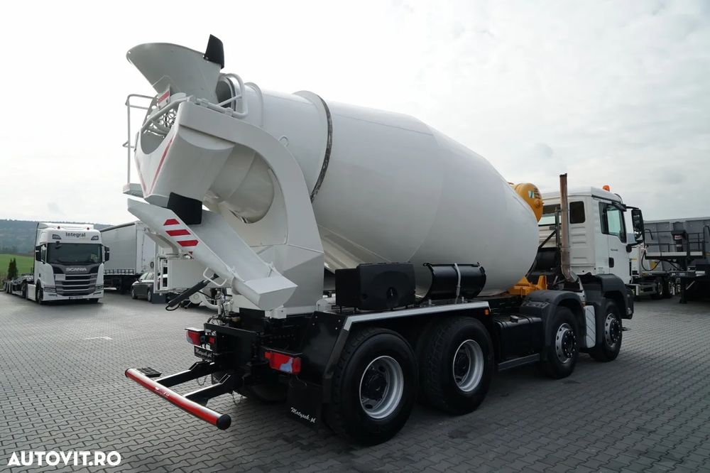 MAN TGS 32.400 / 8x4 / BETONIERĂ SCHWING STETTER / BETONIERĂ 9M3 / CAMERĂ VEDERE SPATE - 5