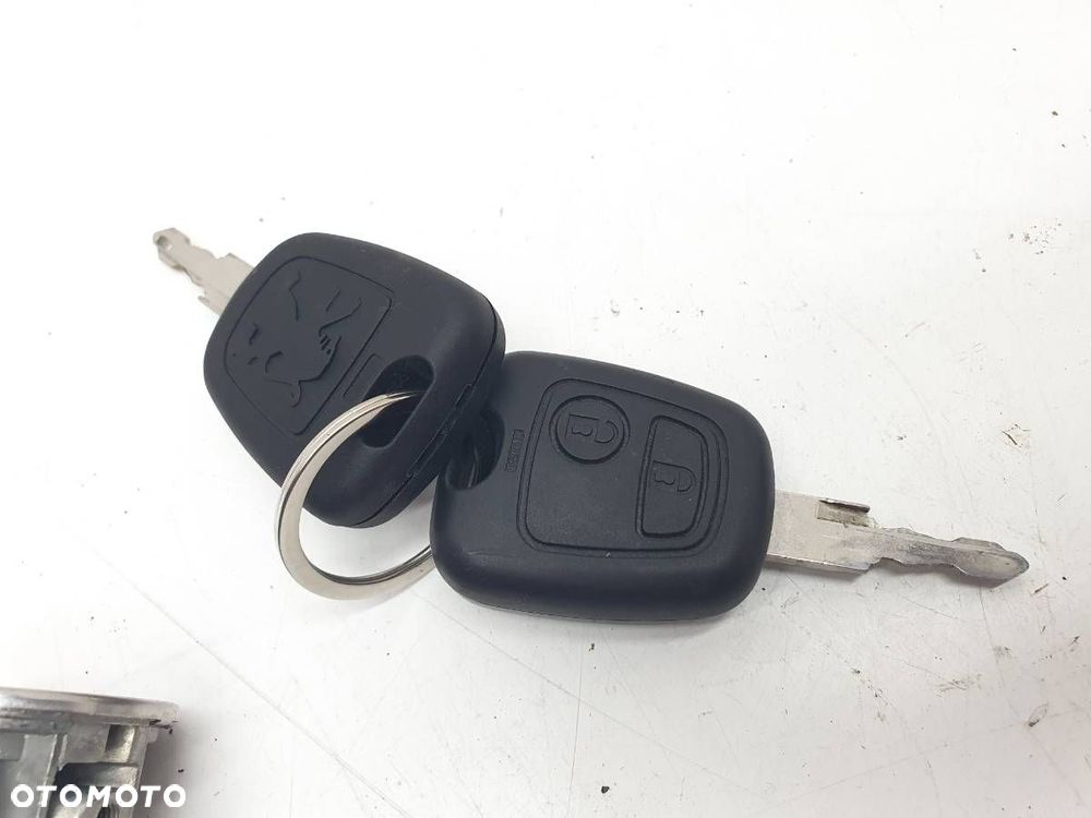STACYJKA KLUCZYK KOREK WLEWU PALIWA PEUGEOT 206+ PLUS KOMPLET - 5
