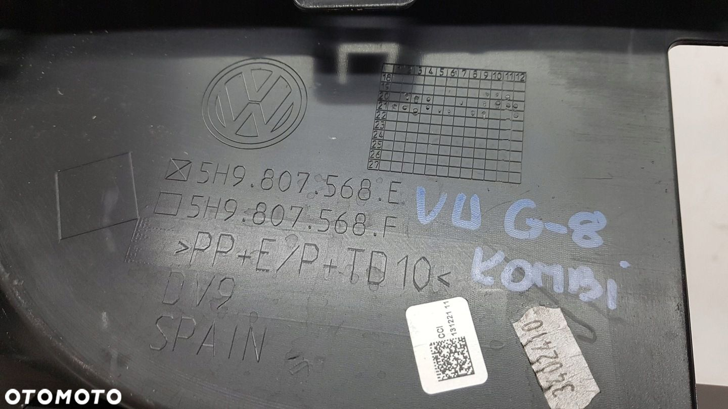 Volkswagen Golf VIII R Line Kombi 19- Dokładka Zderzaka Tylnego Spojler - 12