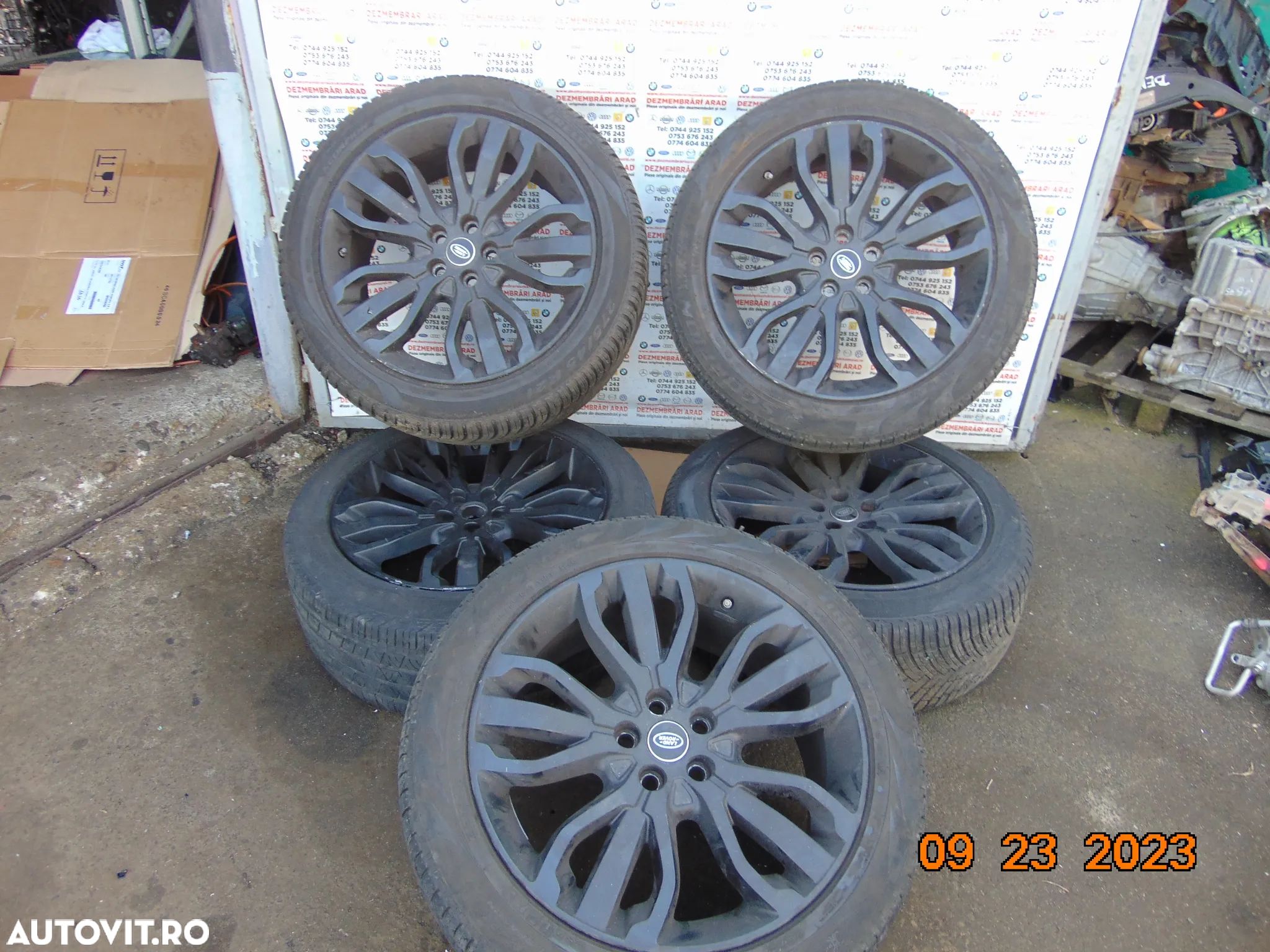 Jante Range Rover Sport r21 Vogue Discovery 4 discovery 5 l494 l405 jante aliaj cu anvelope - 1