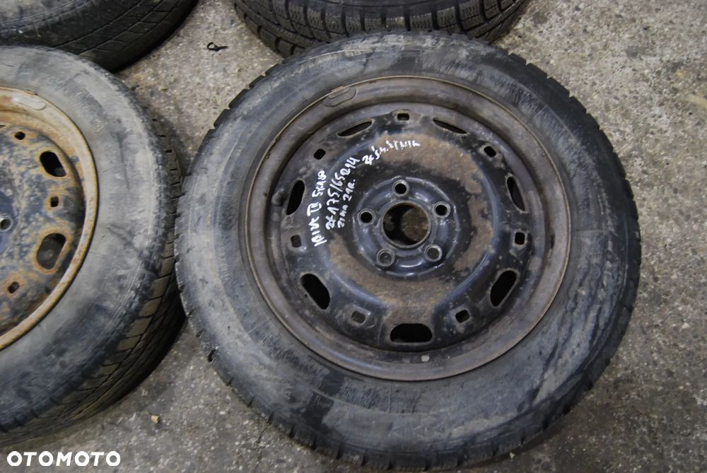 FELGI STALOWE + OPONY ZIMOWE 175/65R14 5X100 ET38 6J SEAT IBIZA III VW SKODA AUDI - 9