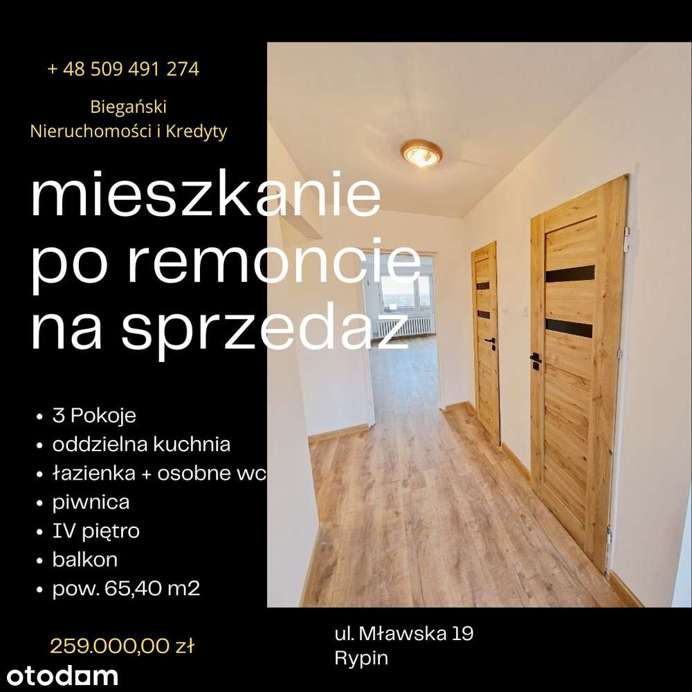 Mieszkanie po remoncie.