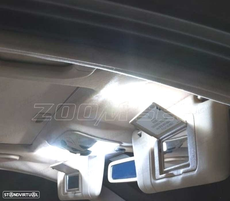 KIT COMPLETO DE 23 LÂMPADAS LED INTERIOR PARA MERCEDES E CLASE W212 SEDAN COUPE CONVERTIBLE 09-15 - 6
