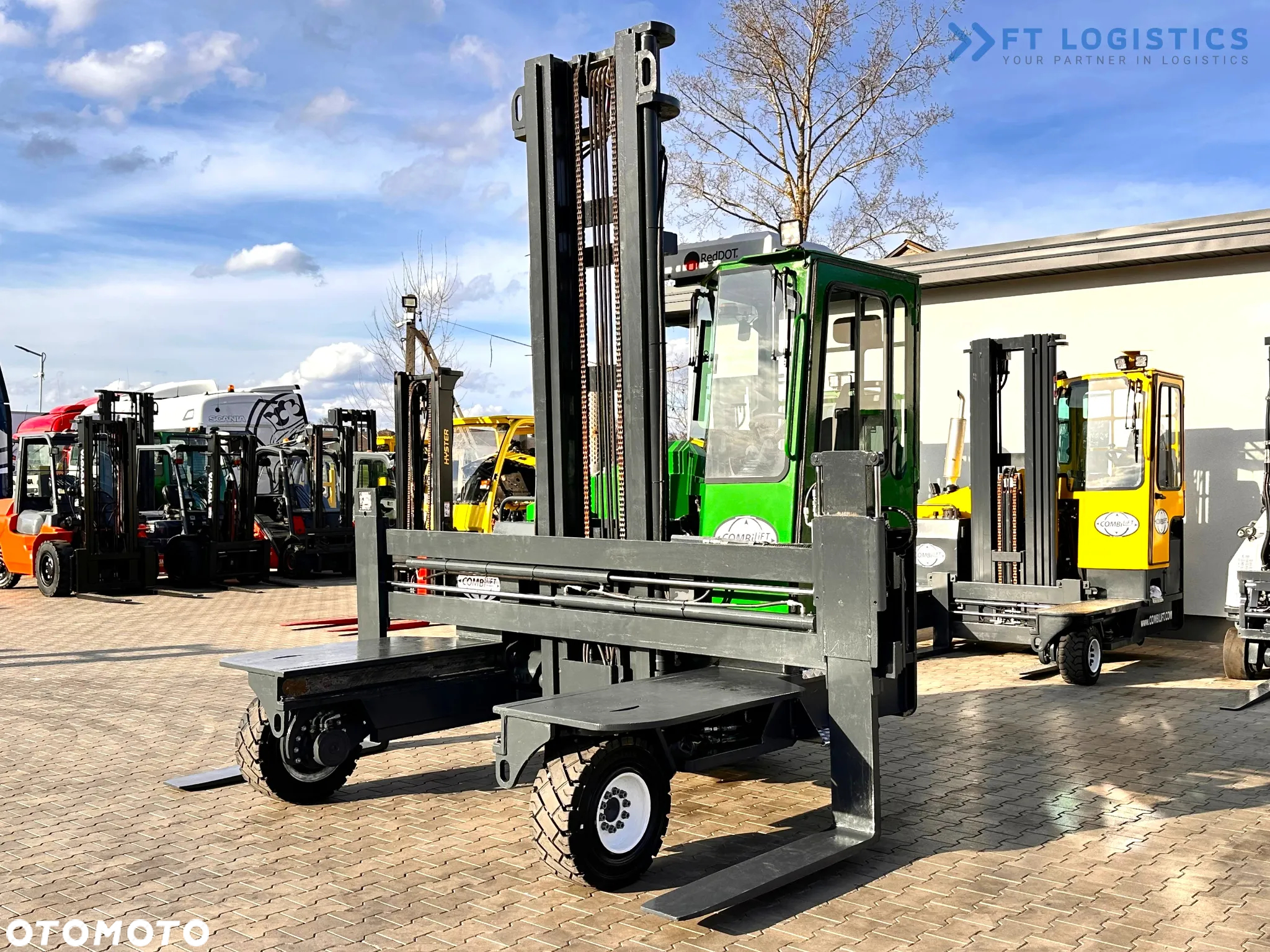 Combilift C5000XL / LPG / KLIMATYZACJA / SZEROKI POZYCJONER / DUPLEX / REGULOWANE WIDŁY / NOWE OPONY / STAN IDEALNY! - 3