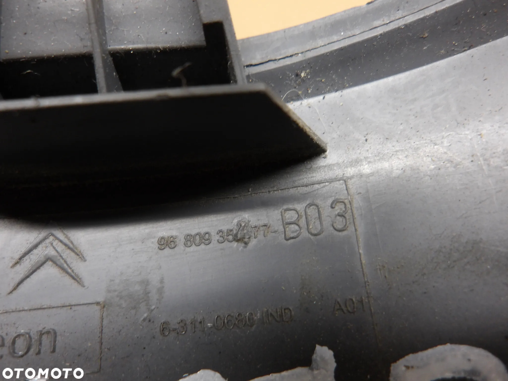 CITROEN BERLINGO II LIFT 12-18 1.6B OSŁONA LEWARKA ZMIANY BIEGÓW 9680935477 - 4