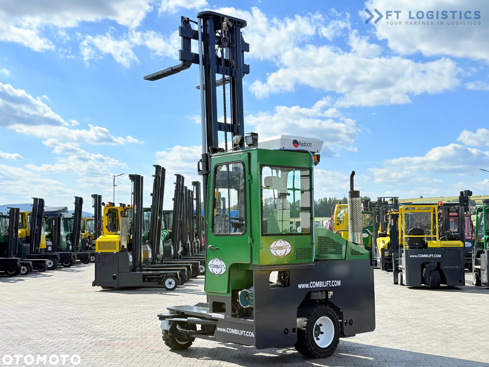 Combilift C3500 / DUPLEX 4100MM / GAS / WYSUWNE WIDŁY / KABINA / OGRZEWANIA + KLIMATYZACJA / JAK NOWY - 32
