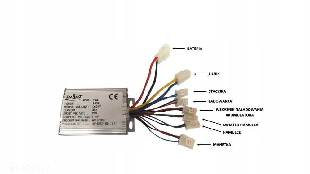 Sterownik do silnika skutera Magma 24V 800W - 3