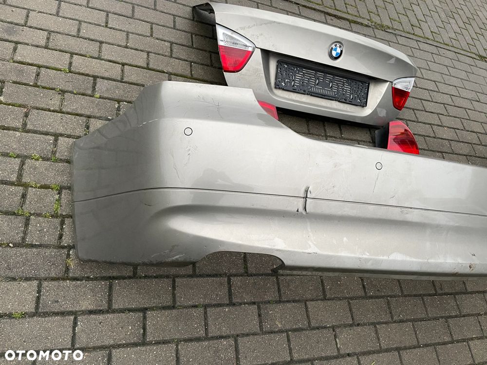 Bmw 3 E90 zderzak tył tylny klapa PDC A53 Platinbronze lampa lewa prawa tył sedan - 5