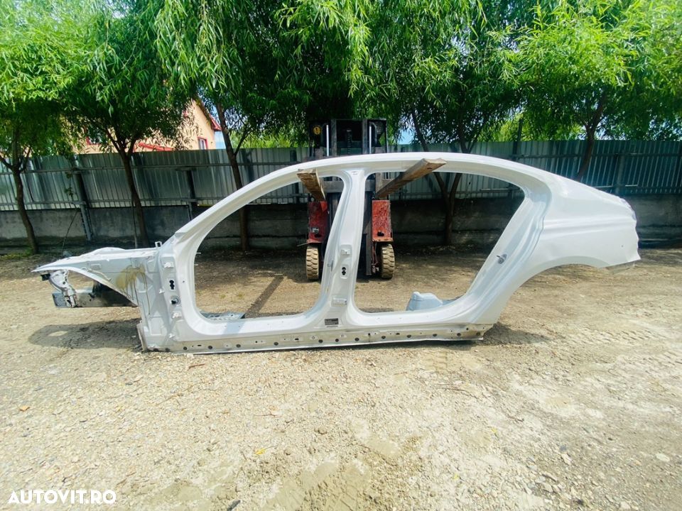 cadru lateral Bmw 730LD G12 G11 prag pasaj roata stânga lonjeron dublura aripa stâlp usa / central - 3