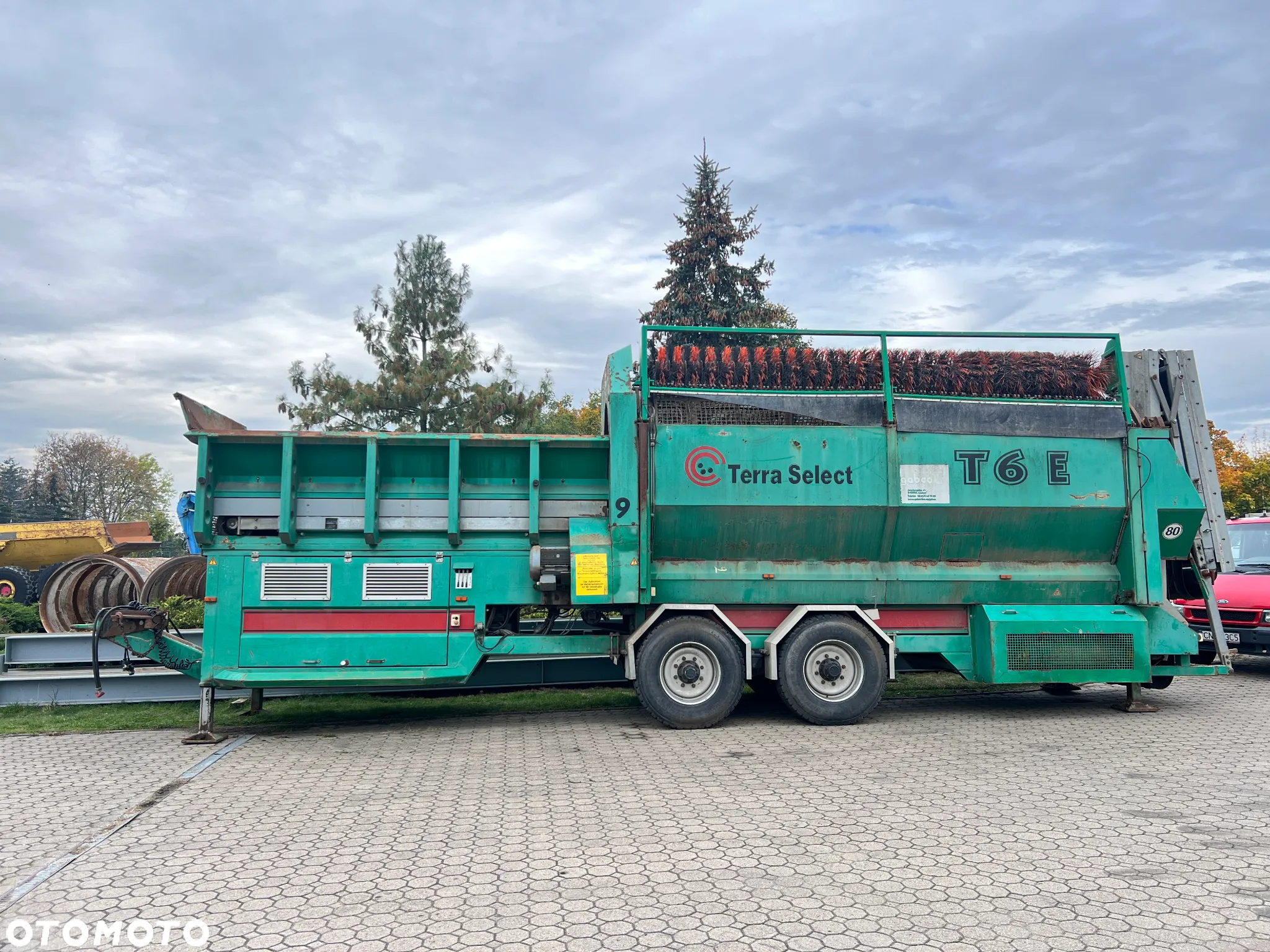 Doppstadt przesiewacz bębnowy Eggersmann Terra Select T6 T6E T60 T60E HYBRYDOWY spalinowy + elektryczny sito 40x40mm rejestracja 80km/h - 2