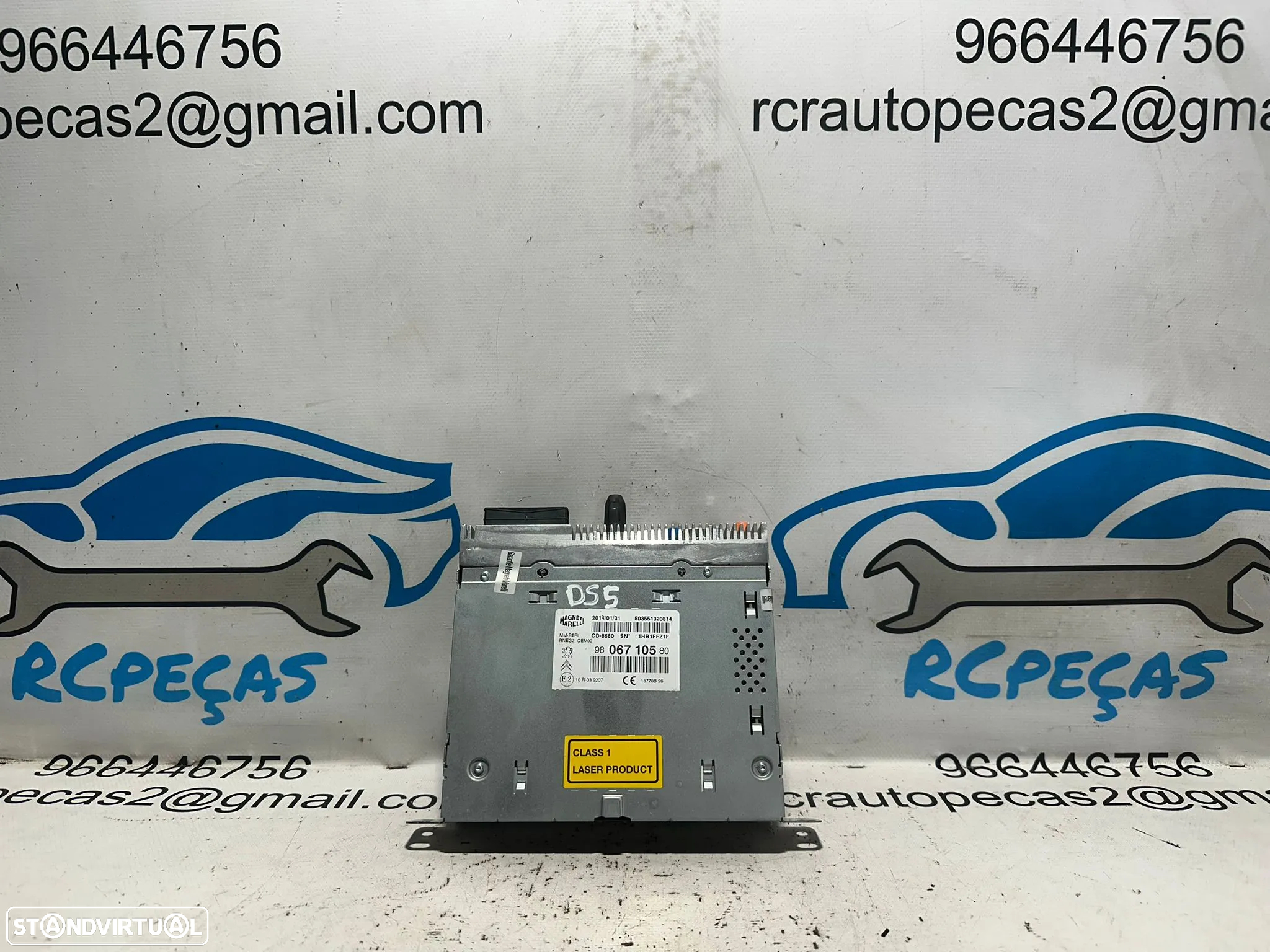 .Módulo Unidade Multimedia Original PSA Peugeot Citroen DS DS5 2011 - 2018 - 6