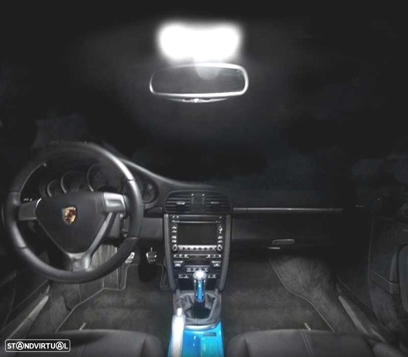 KIT COMPLETO 16 LAMPADAS LED INTERIOR PARA PORSCHE BOXSTER 987 BASE S 05-11 - 4