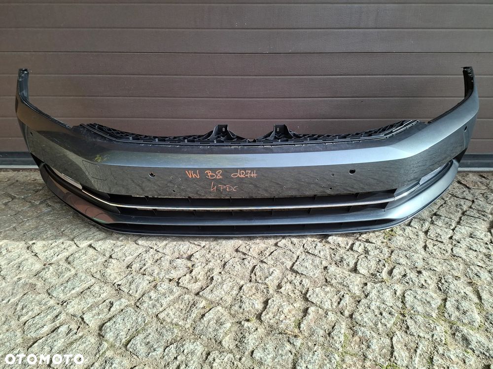 ZDERZAK PRZEDNI PRZÓD VW PASSAT B8 LR7H PDC HALOGENY - 1