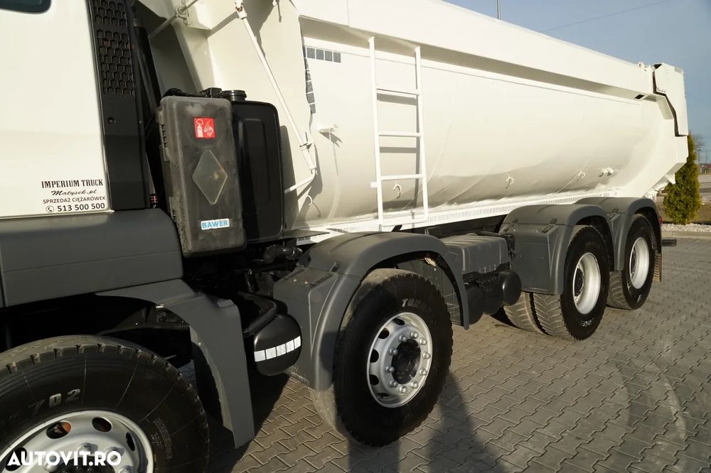 MAN TGS 35.440 / 8X4 / BASCULĂ SPATE / CLAPETĂ HIDRAULICĂ / MANUALĂ / EURO 5 - 16