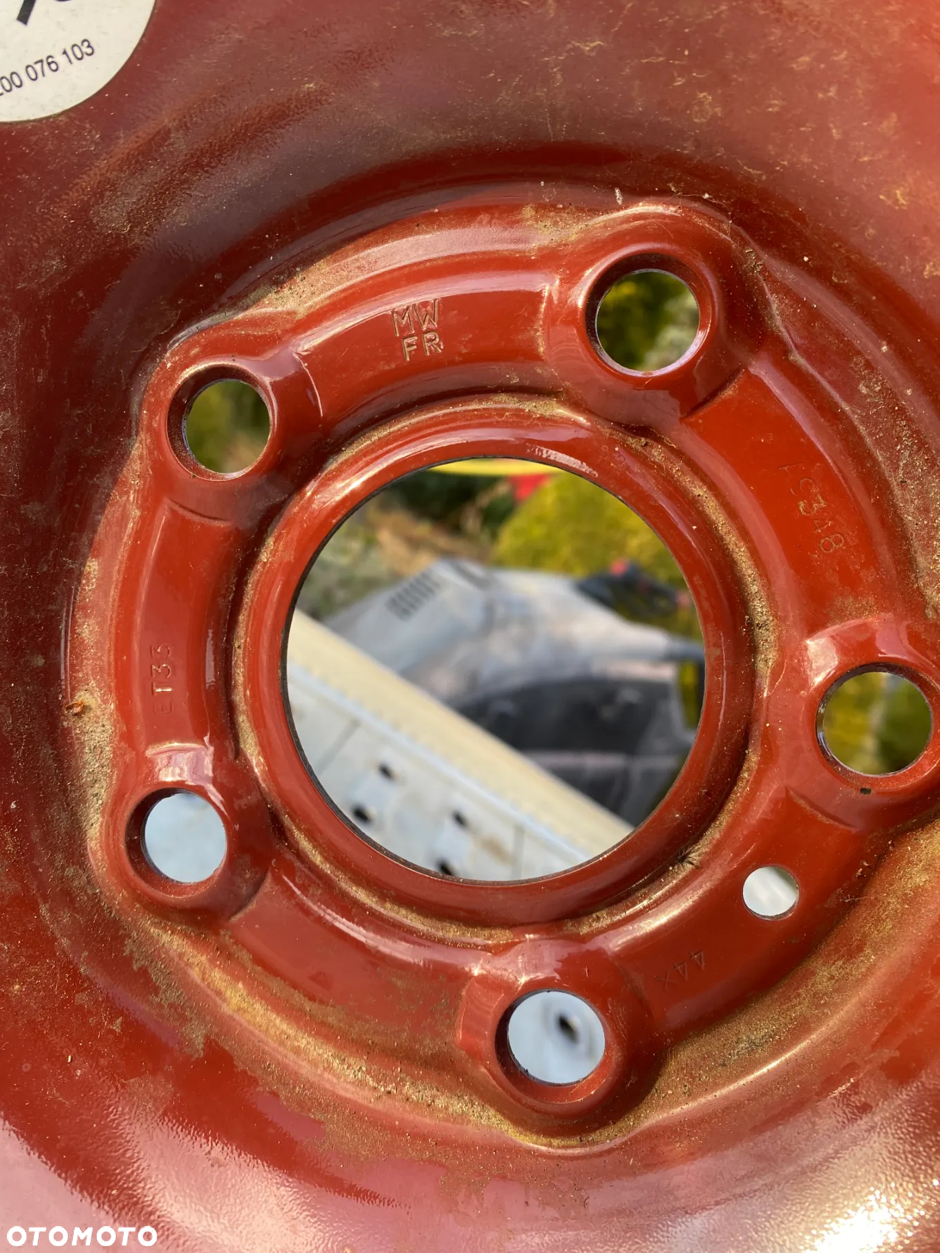 KOŁO ZAPASOWE ZAPAS DOJAZDÓWKA RENAULT Rozstaw śrub 5x114,3 185X65X16 CONTINENTAL 8200076103 - 6