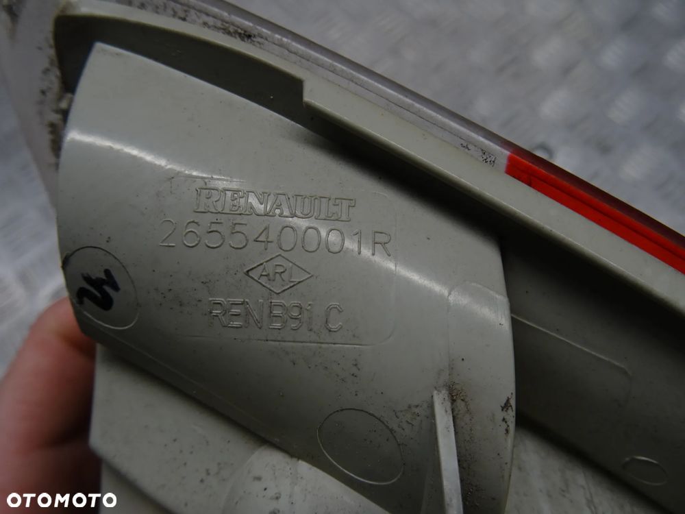 RENAULT LAGUNA III HB 07-12 2.0DCI LAMPA LEWA TYŁ TYLNA W KLAPĘ 265590001R - 8
