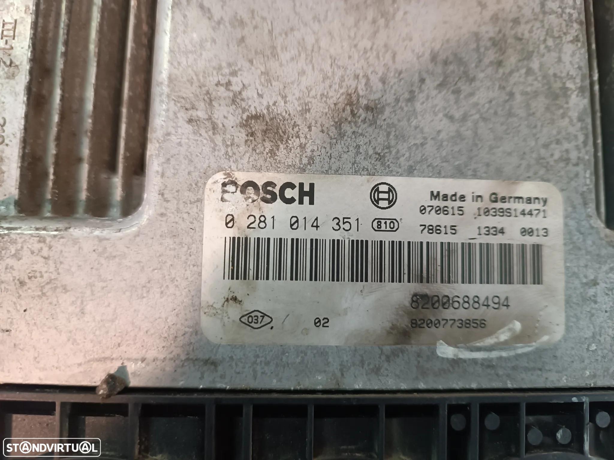 CENTRALINA DO MOTOR RENAULT SCENIC 2.0DCI 0281014351 8200688494 8200773856 - 2