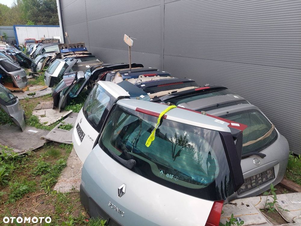 KOMPLETNY TYŁ KLAPA BAGAŻNIKA ZDERZAK TYŁ LAMPA RENAULT SCENIC II NV632 - 14