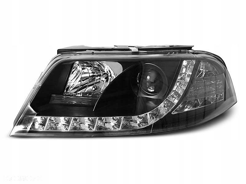 LAMPY VW PASSAT 3BG 5G LIFT 00-05 SOCZEWKI BLACK - 1