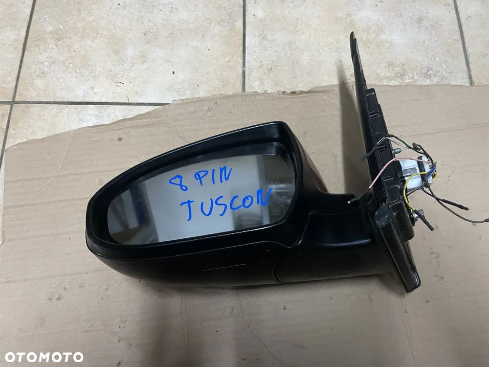 Lusterko lewe Hyundai Tucson III 8PIN (bordowy) - 1