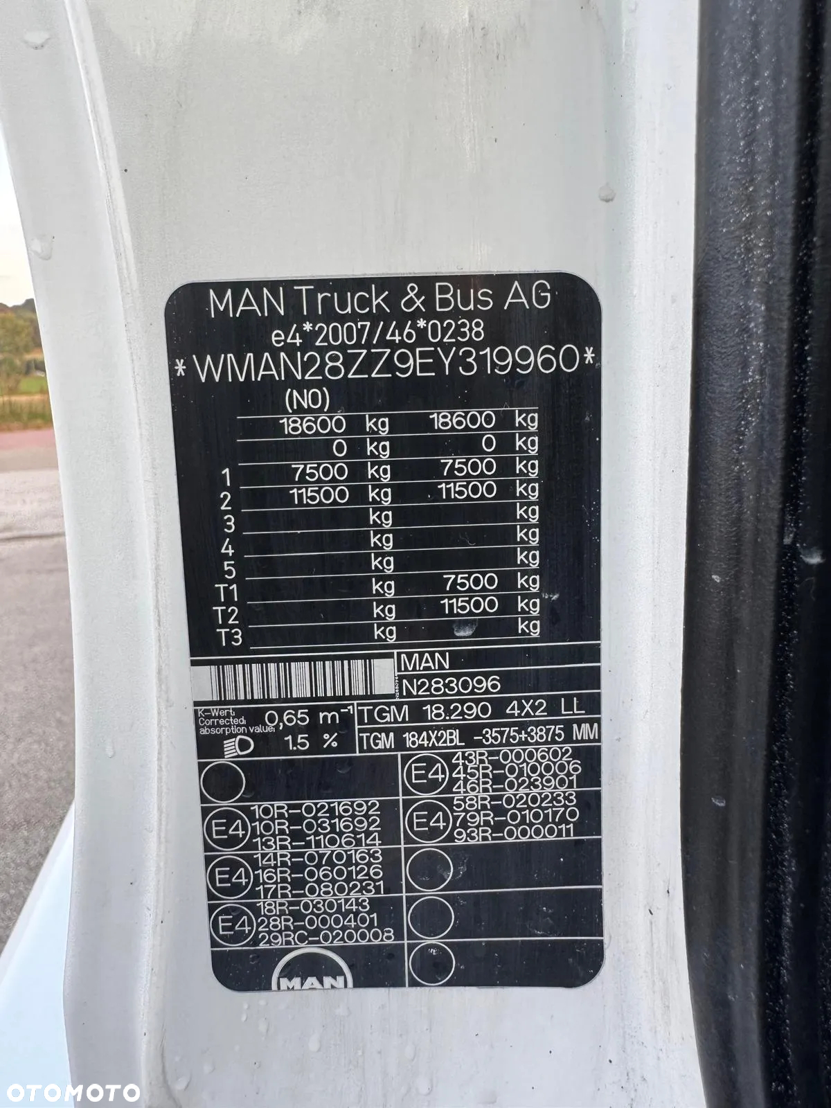 MAN TGM18.290 4x2 ACC/ CHłODNIA Z WINDĄ /CARRIER 850MT /SYPIALKA / EURO6/ASO - 15