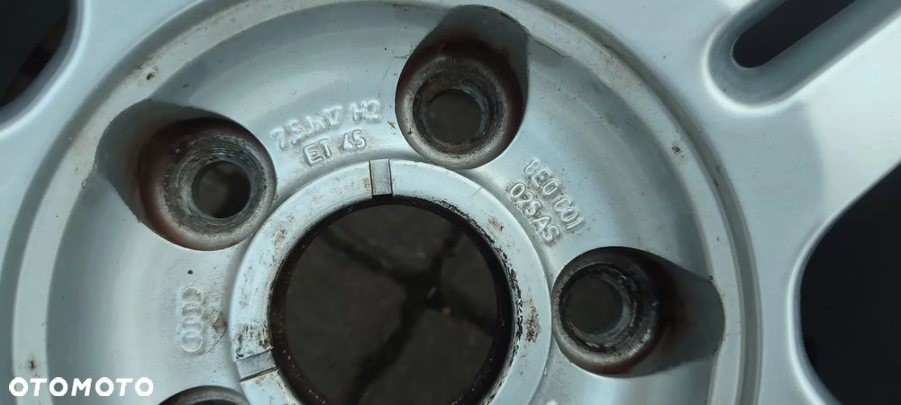 FELGI ALUMNIOWE 5x112 7,5Jx17 CALI  ET45 E80601025AS AUDI A4 A6 KOMPLET 4 SZTUKI - 11