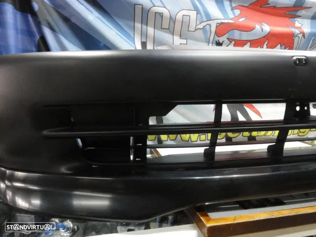Para-choques + Lip / spoiler frontal Honda civic 92-95 4 portas EG8, EG9, EH8, EH9 Type R style em plástico ABS - 3