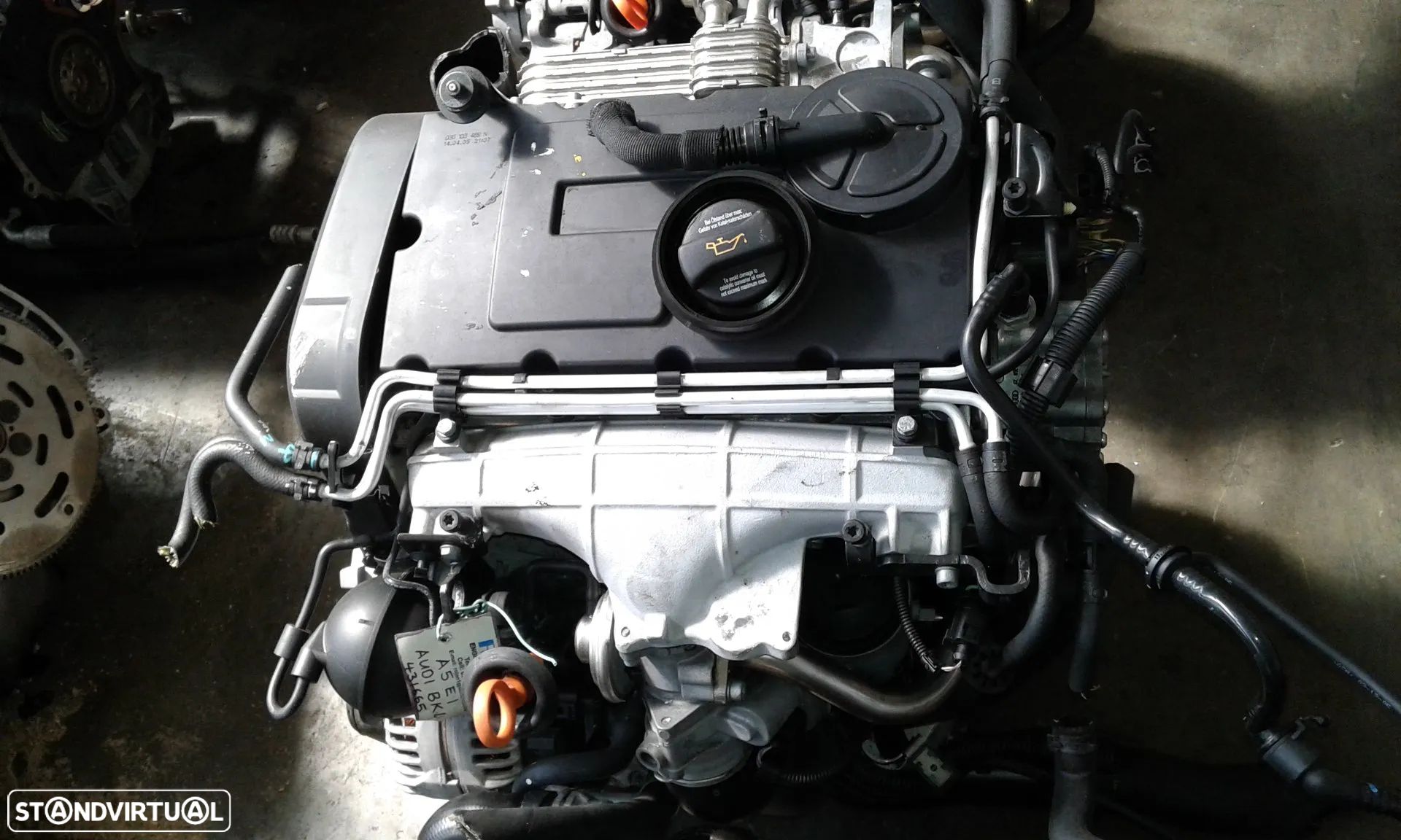 .Motor Completo VW Volkswagen Audi Skoda BKD 2.0 TDi 140cv 16v Bosch - 6
