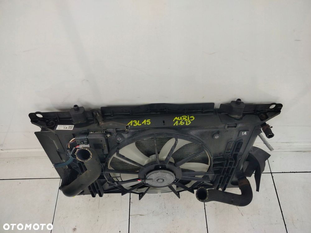 toyota auris i 06r- komplet chłodnic wentylator 1.6 benzyna - 8
